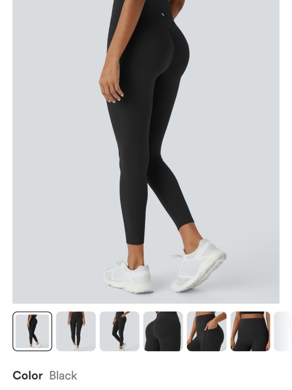 HALARA Black High-Waist Sculpting Leggings